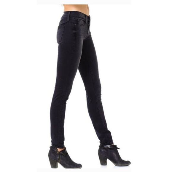 Frame Women 27 Knightrider "Le Skinny De Jeanne" Made in USA Stretch Denim Jeans - Picture 1 of 8